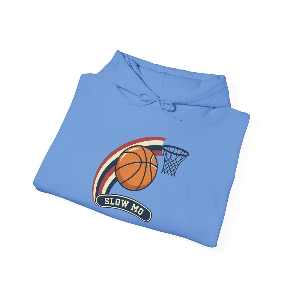 Thumbnail: Basketball Hoodie — 'Slow Mo' Retro Hoop Graphic Pullover