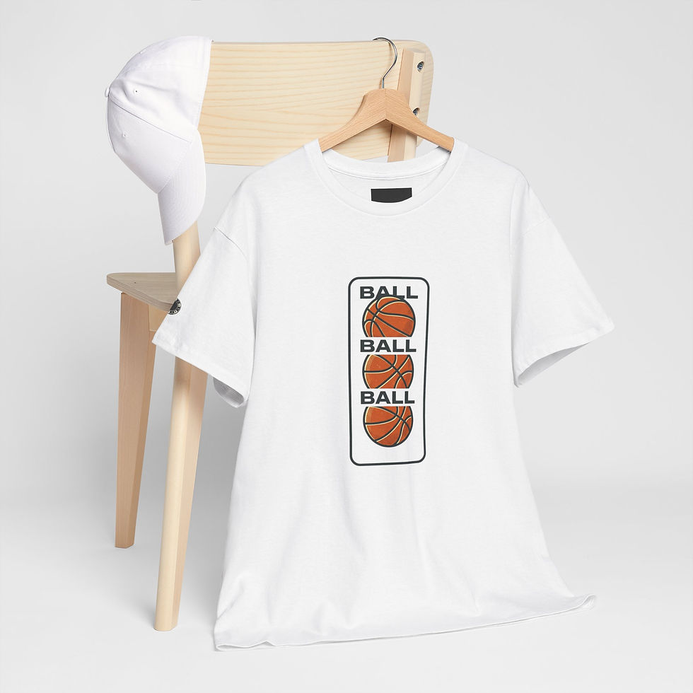 Thumbnail: Stacked Basketball Graphic Tee | Sports Basketball Shirt