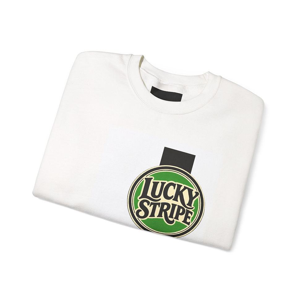 Thumbnail: Lucky Green Stripe Crewneck Sweatshirt