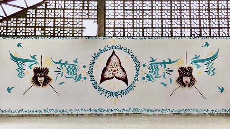 Dracula Orchid Mural