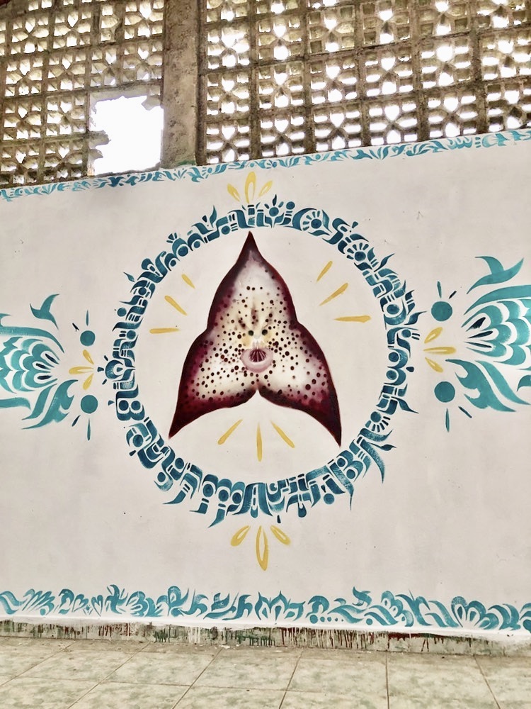 Dracula Orchid Mural