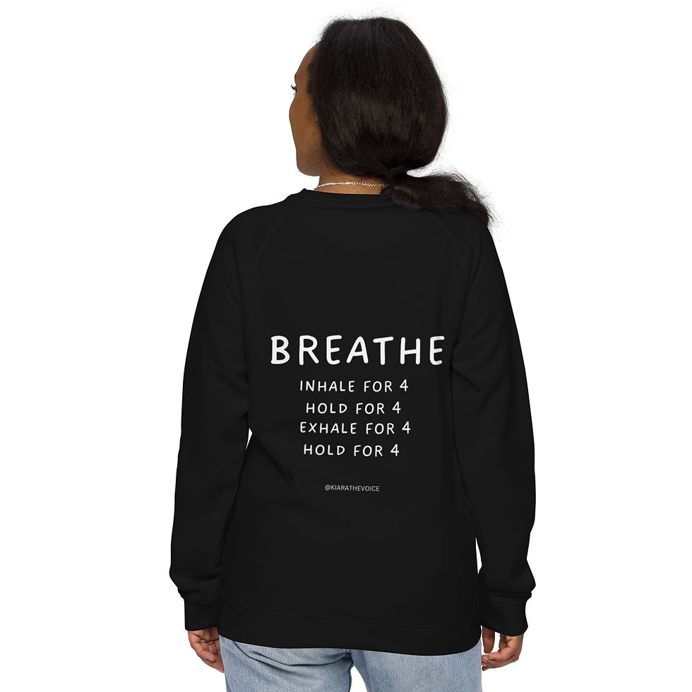 Thumbnail: Unisex organic raglan sweatshirt