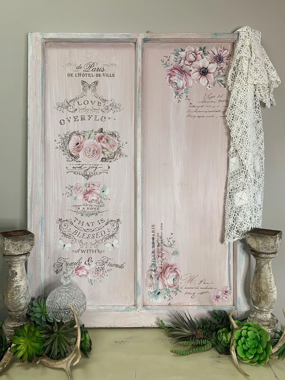 Thumbnail: Window Decor Piece with Transfers