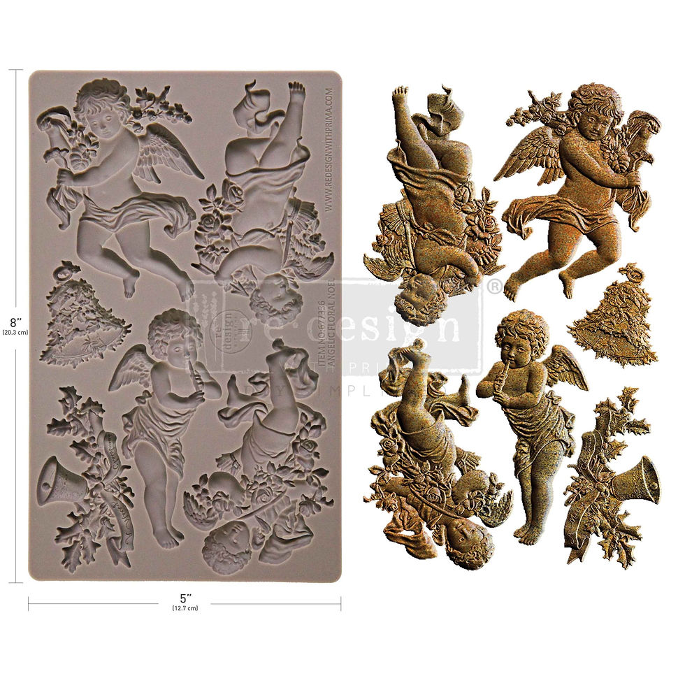 Angelic Floral Noel - Decor Mould