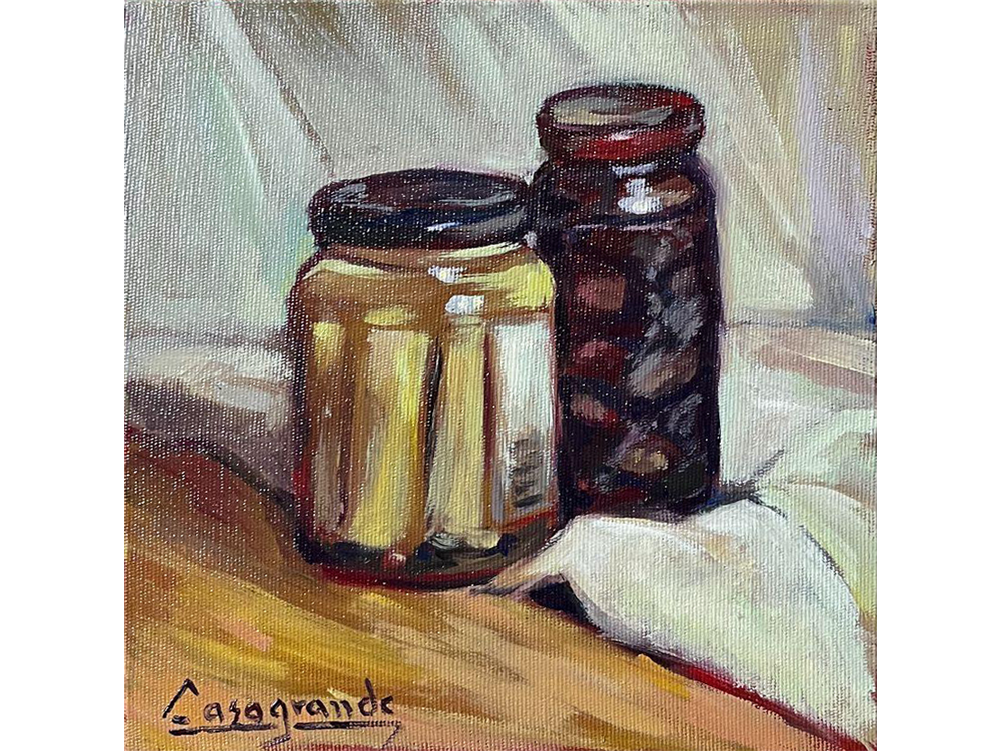 Conservas sobre tela