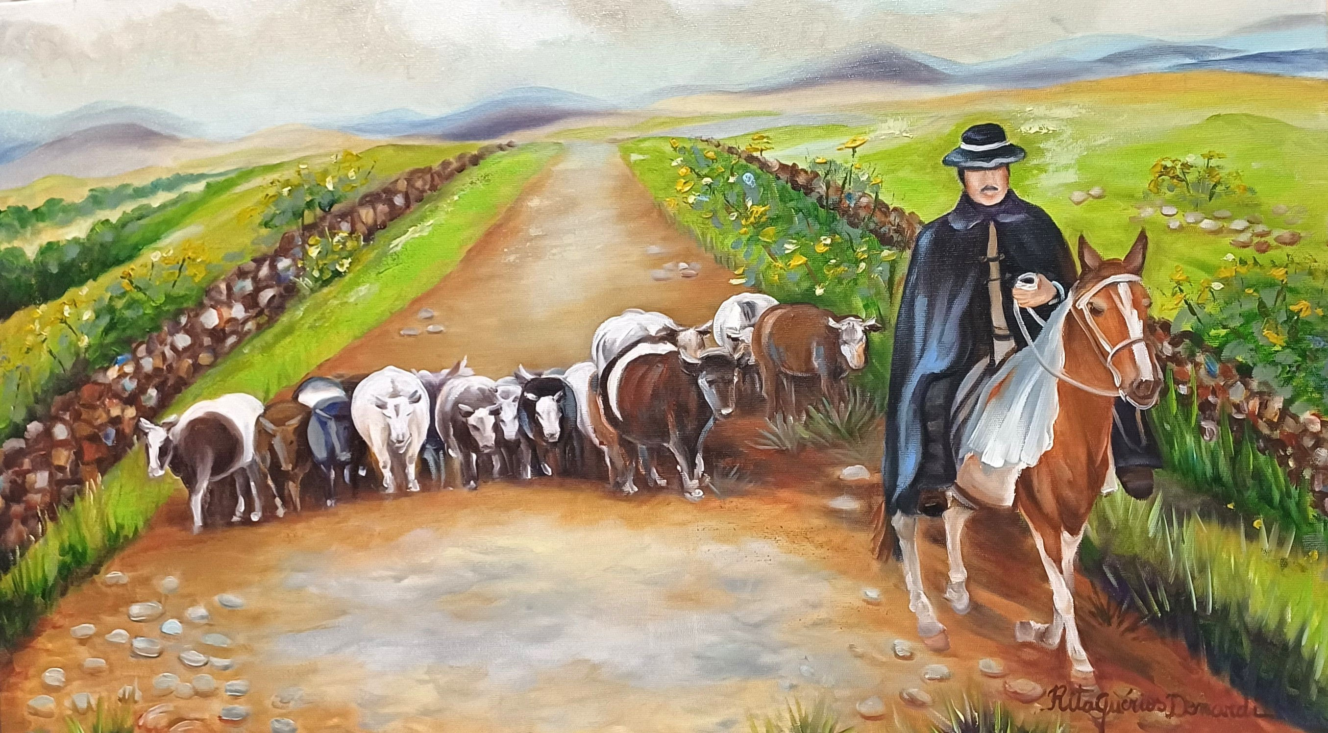 Tropeiro na Coxilha Rica