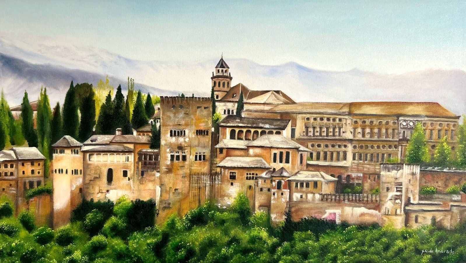 Castelo De Granada na Espanha.