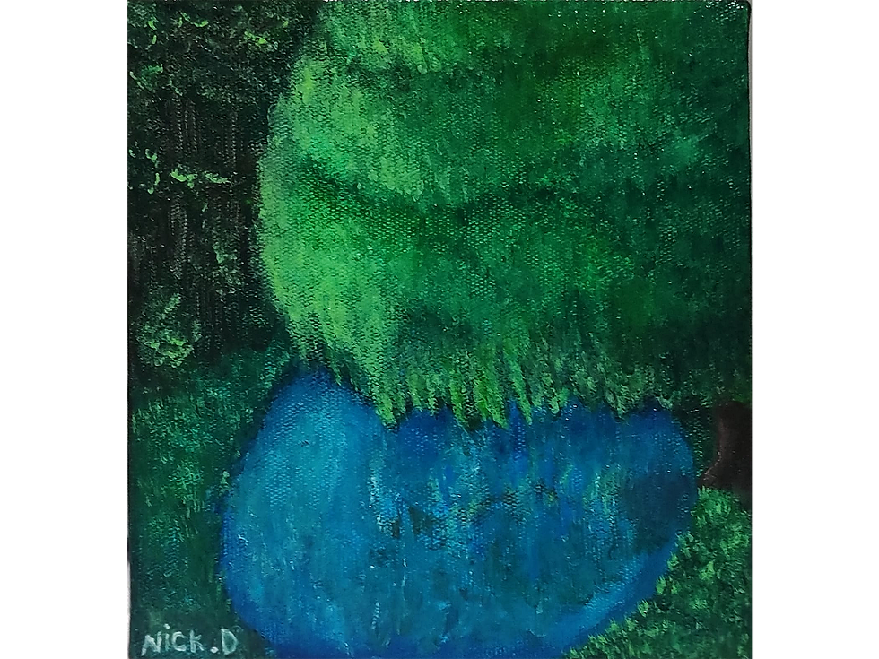 Um Salgueiro sobre o Lago