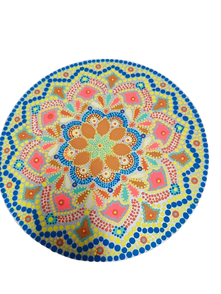 Miniatura: Mesa mandala pontilhismo