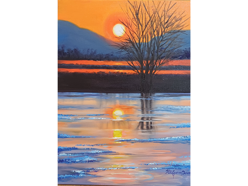 Impressão Sol Poente