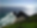 The divide between the Pacific Ocean and the Tasman Sea, at Cape Reinga