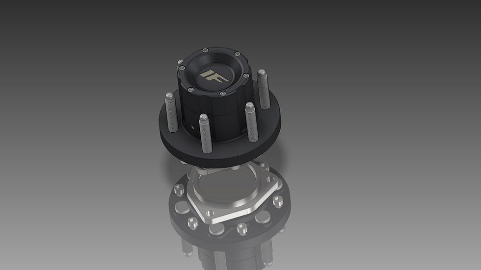 Thumbnail: 7075 Billet Race Hub with Brake Rotor