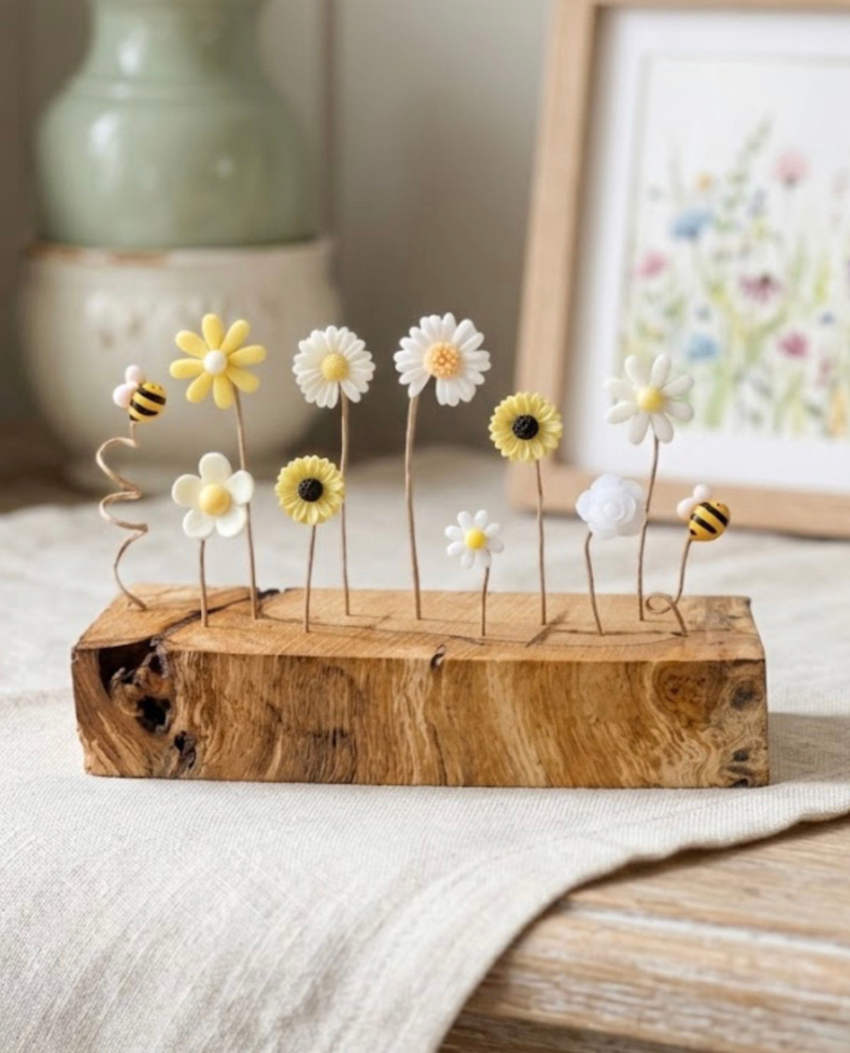 Oak White Daisy