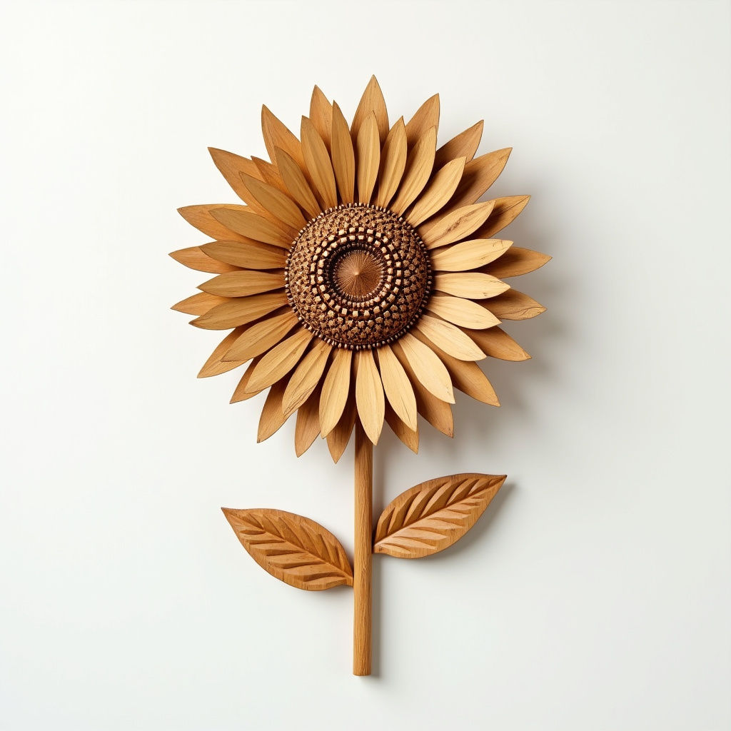Sunflower Wooden Art