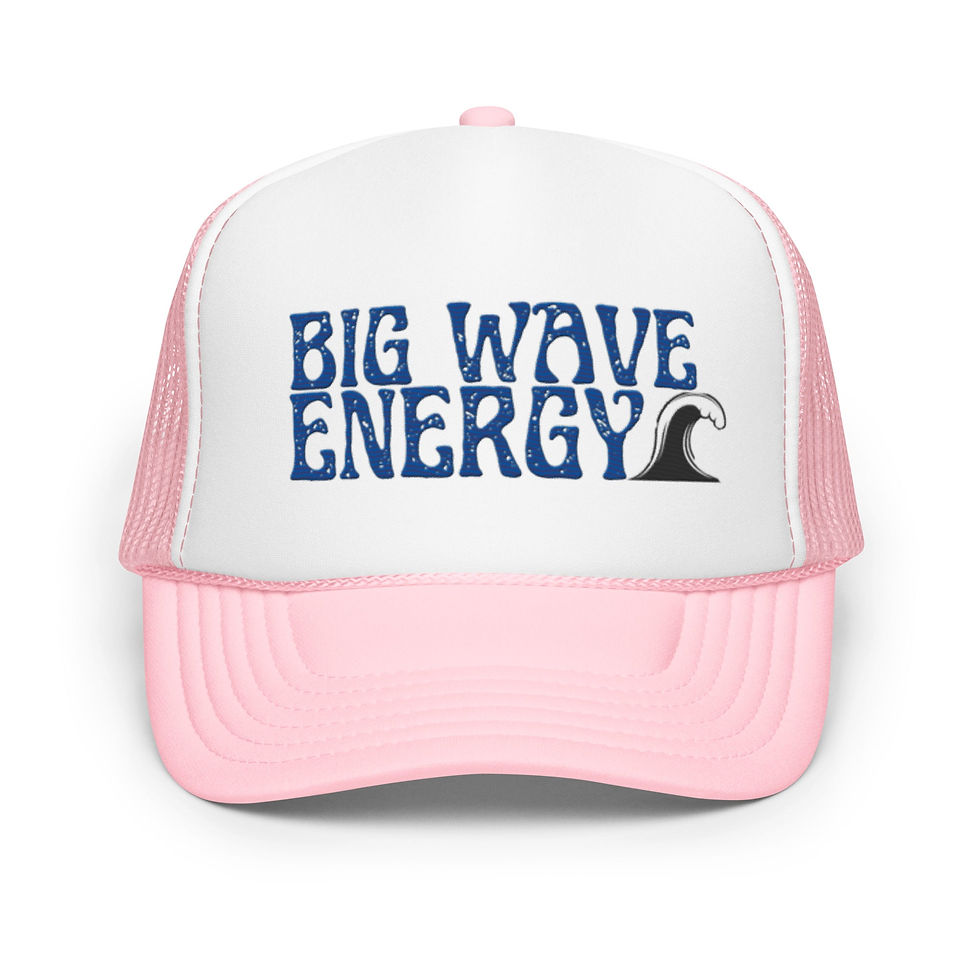Thumbnail: Big Wave Energy Foam Trucker Hat