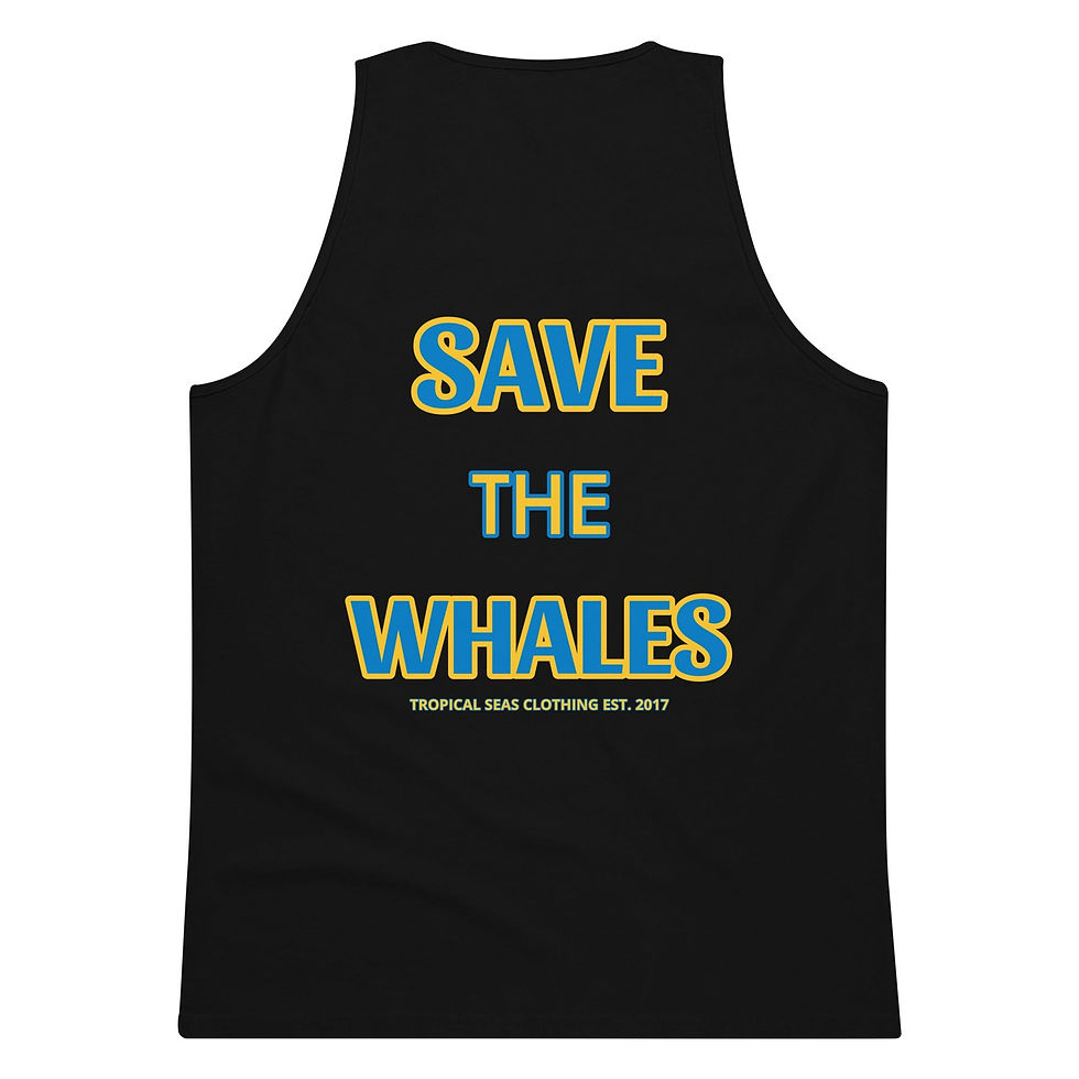 Thumbnail: Men’s Premium Save the Whales Tank Top