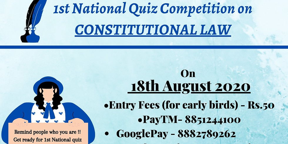 1st National Quiz Competition