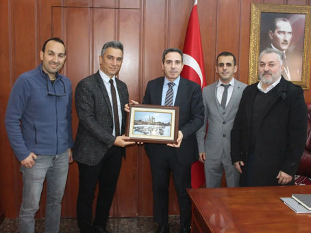 Bergama Kaymakamlığına ziyaret gerçekleştirdik.