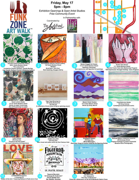 May's Funk Zone Art Walk, 2019