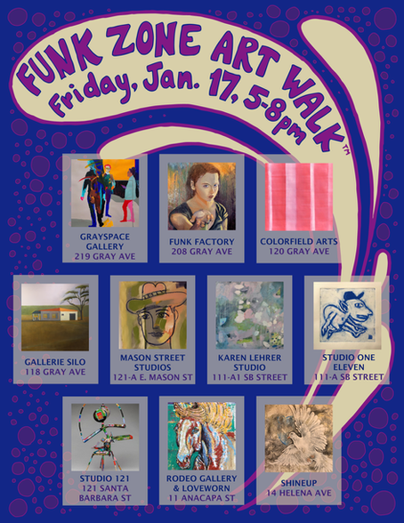 January's Funk Zone Art Walk, 2020