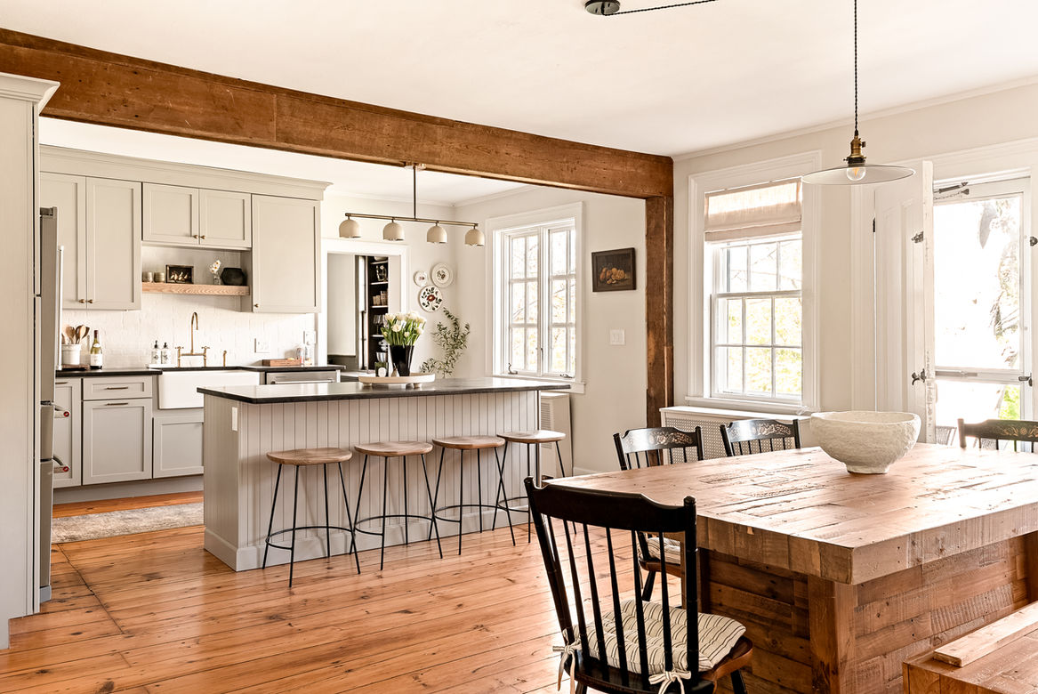 Rustic modern kitchen in Glastonbury, CT