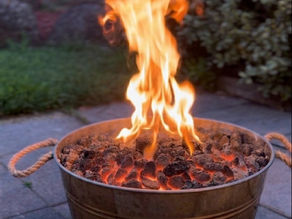DIY Volcano Fire Bucket