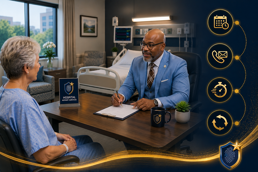 Hospital Notary Public, Raeford NC