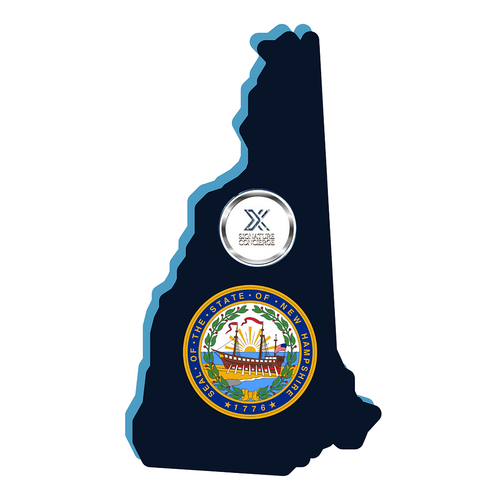 New Hampshire Remote Online Notarization, Notary Public, Virtual Notary, Online Notary Service Laws