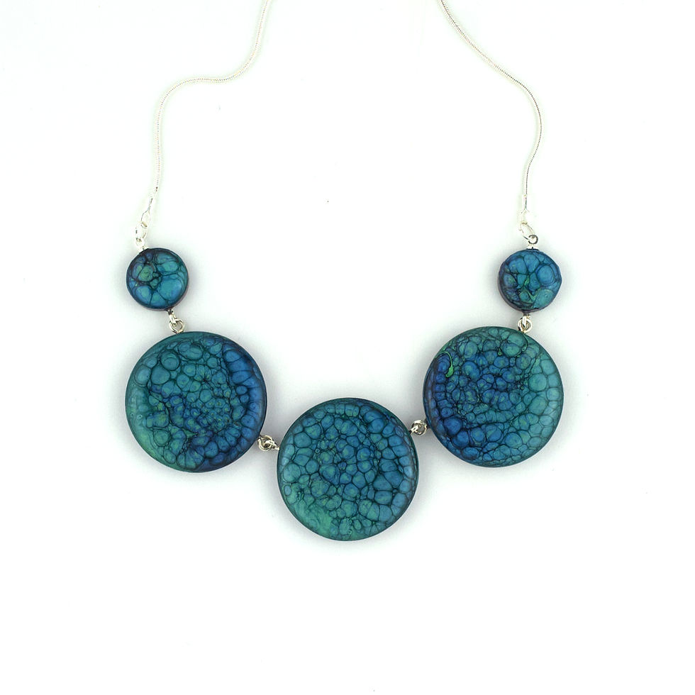 Resin Necklace by Laura Hand Jewellery