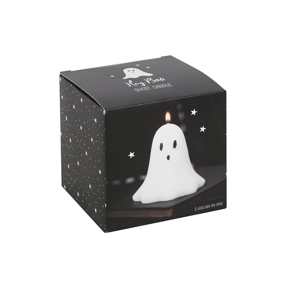 Thumbnail: 10cm Unscented Ghost Candle
