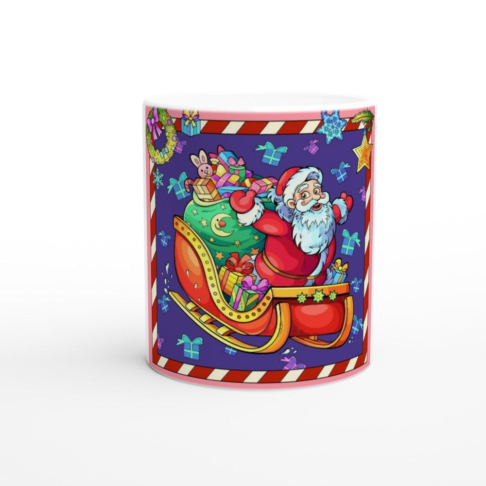 Santa Sleigh Mug