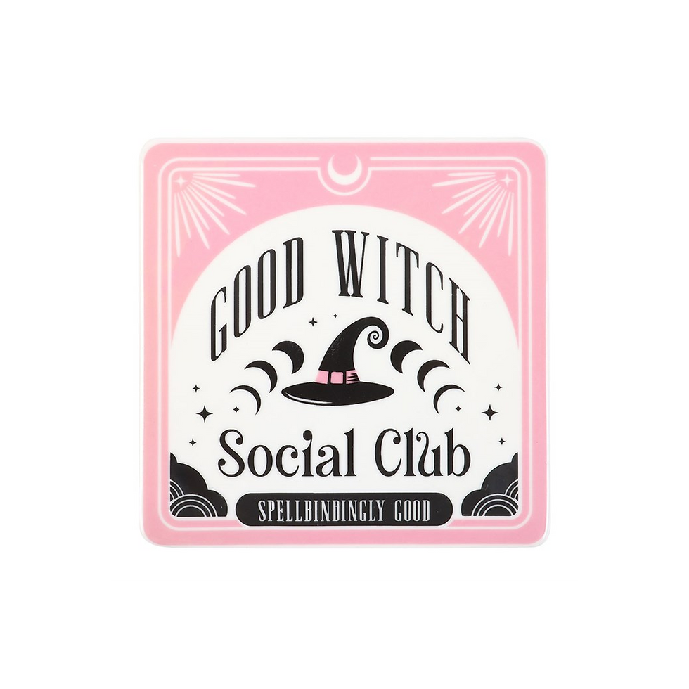 Thumbnail: Good Witch Social Club Mug and Coaster Set