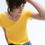 Miniatura: AMERICAN VINTAGE_T-shirt scollo a V