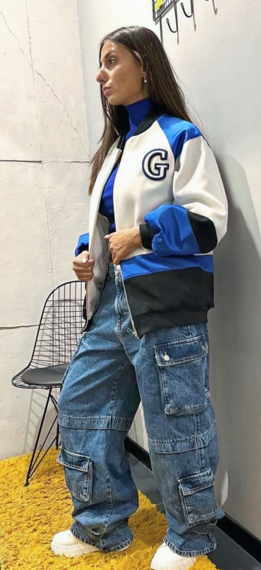 Miniatura: ICON DENIM_Jeans Cargo ROSALIA