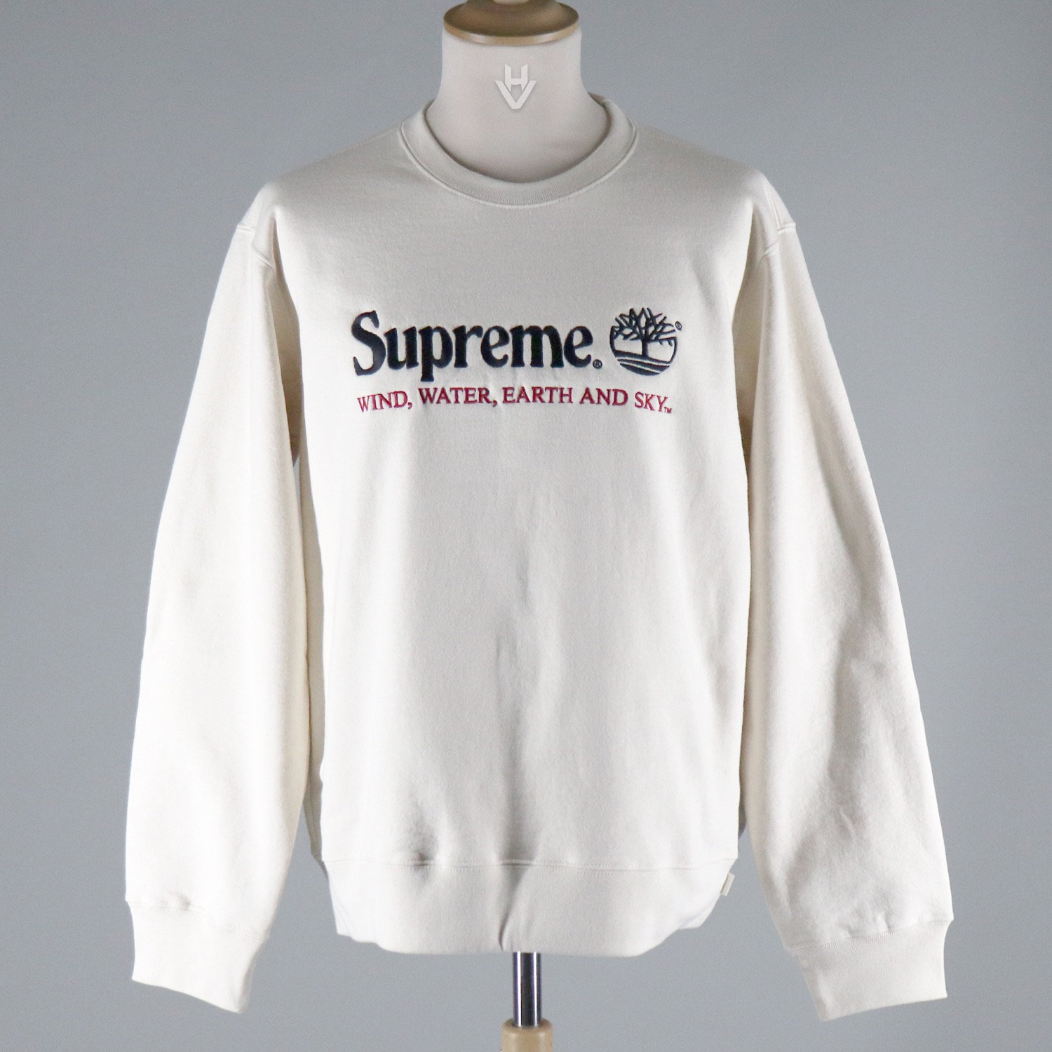 supreme timberland crewneck natural