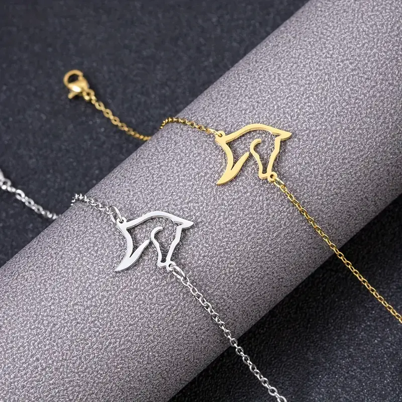 Horse Head Bracelet silver and gold