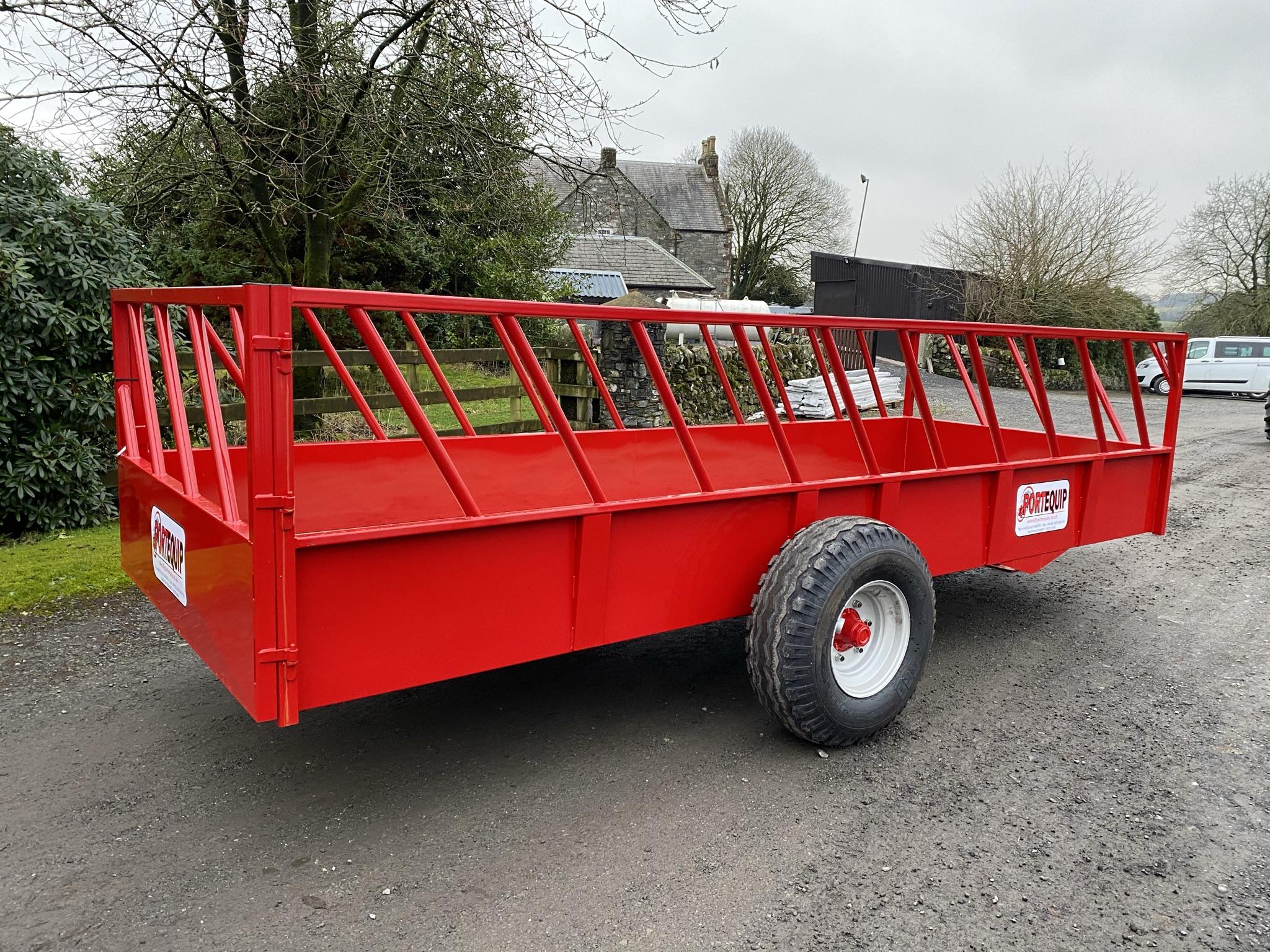 Portequip 16x6 34 Space CATTLE FEED TRAILER