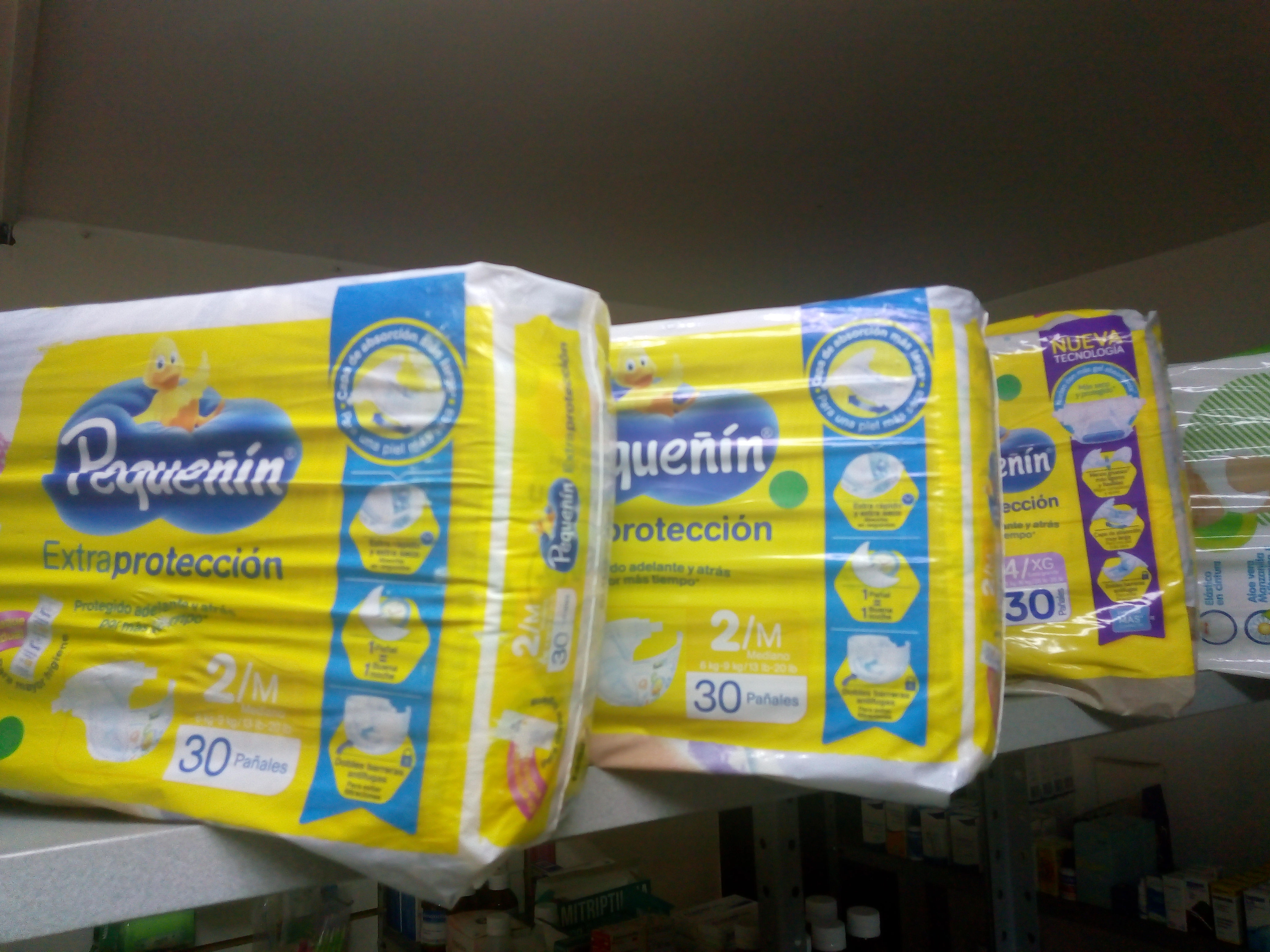 Pañales para bebe y el adulto en todas las tallas