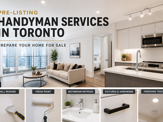 Pre-Listing Handyman Services in Toronto: Prepare Your Home for Sale