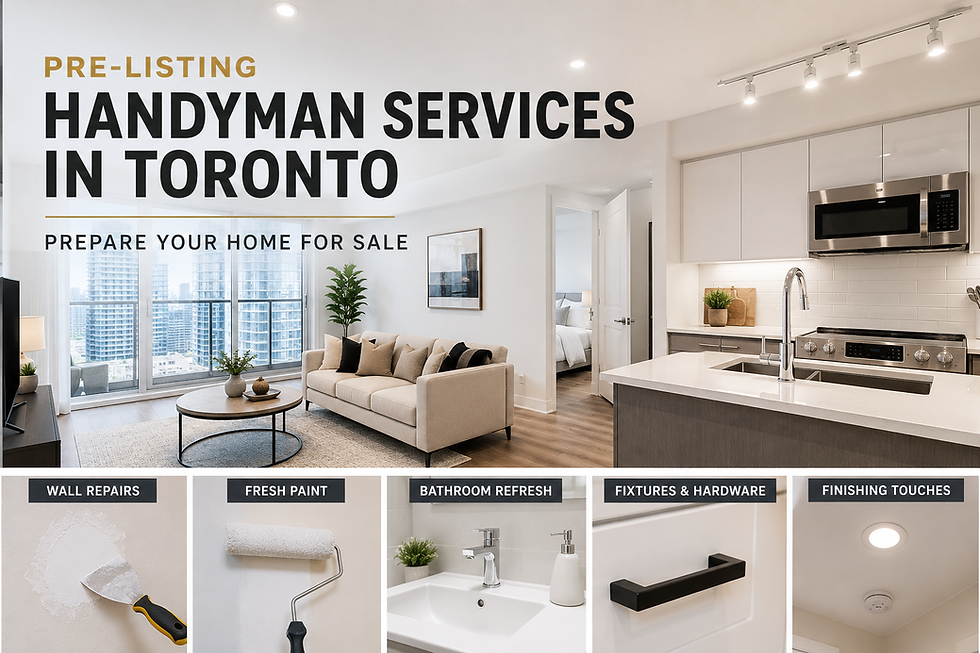 Pre-Listing Handyman Services in Toronto: Prepare Your Home for Sale