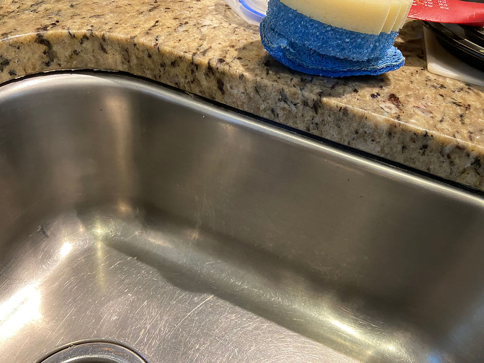 Under-mount sink pulling away from granite countertop professionally repaired by HANDD in Toronto