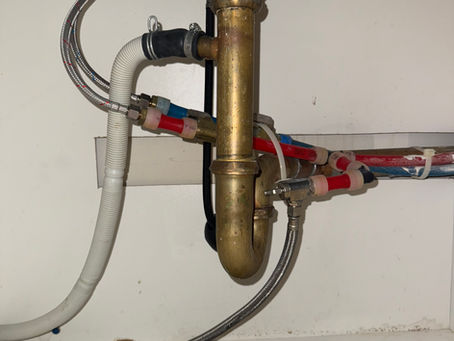 Leak underneath the kitchen sink repaired by HANDLD