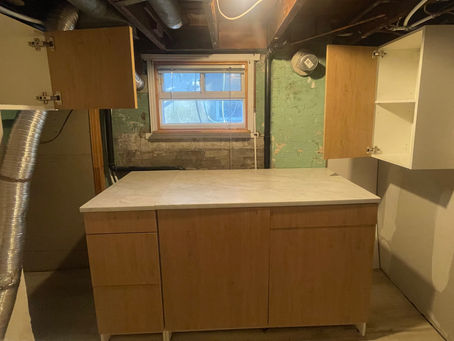 IKEA Kitchenette Cabinet System installed in a Toronto home.