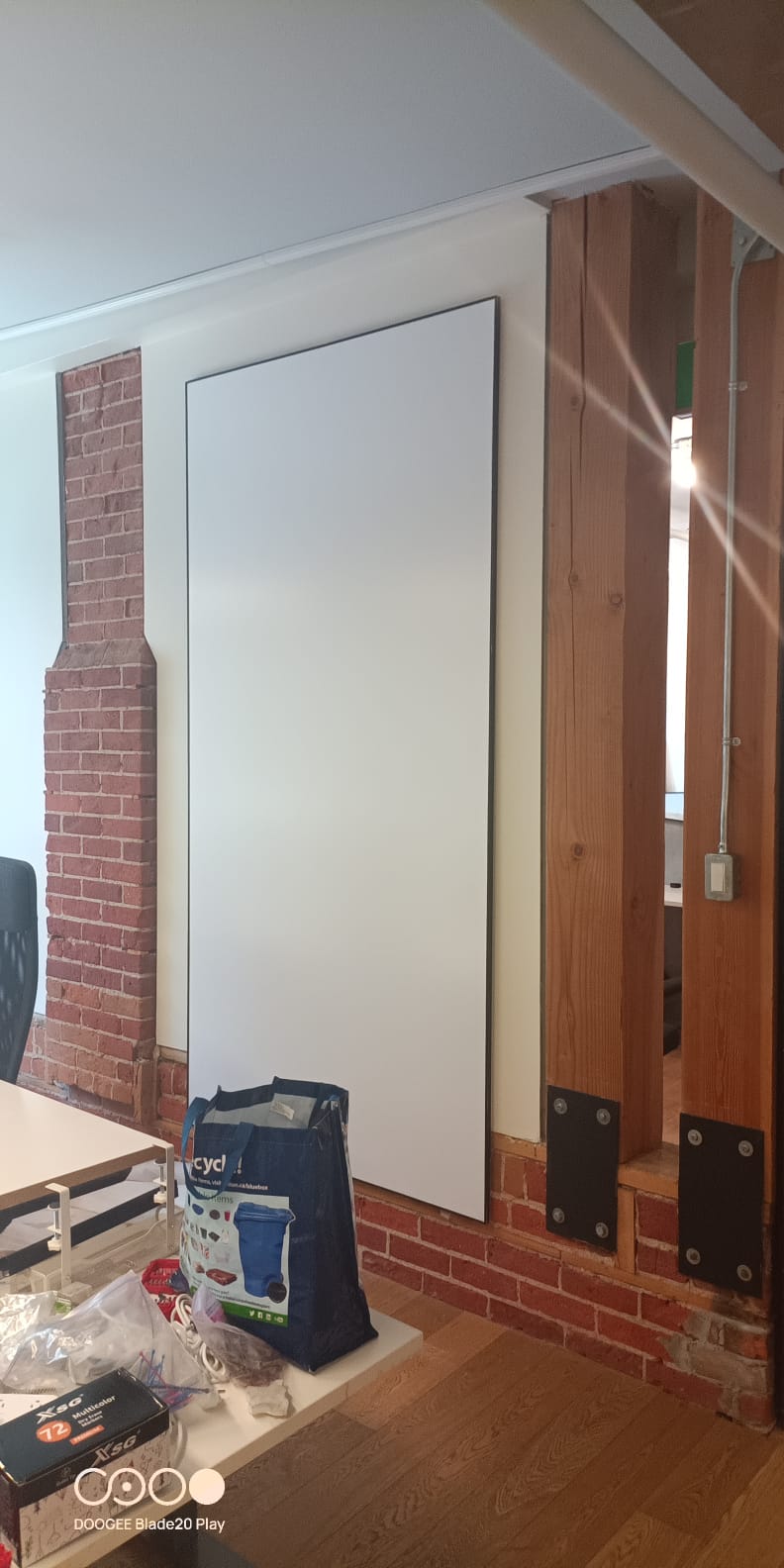 Commercial whiteboard installation project in King West, Toronto