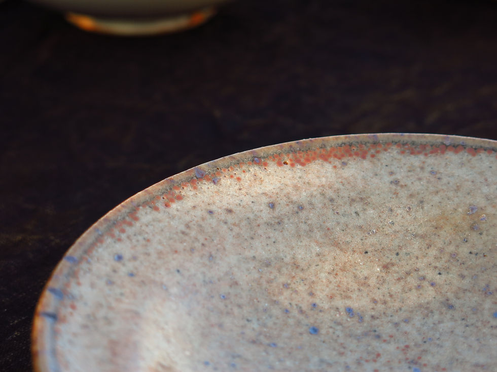 Thumbnail: Handmade Wood Ash Glazed Tea Tray #1