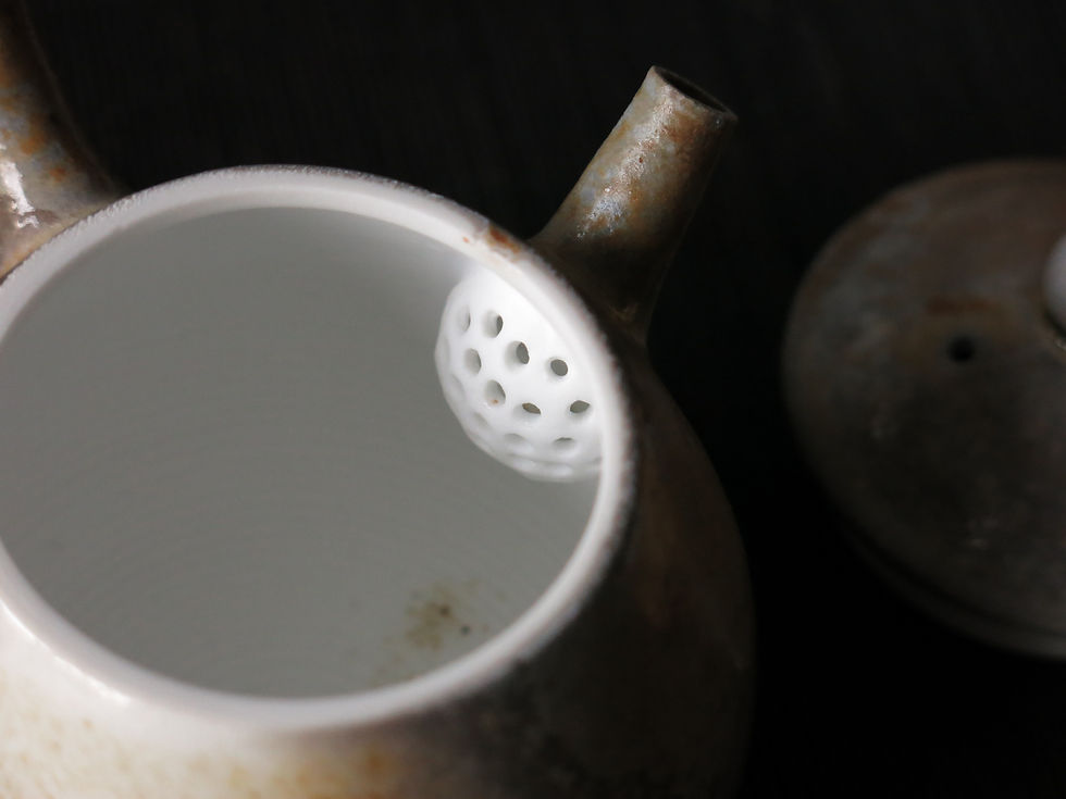 Thumbnail: Wood Fired Side-handled Teapot, 130ml
