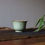 Thumbnail: Handmade Green Glazed Teacup, 80ml