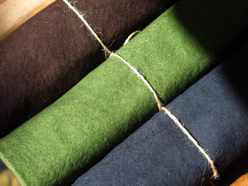 Thumbnail: Natural Dyed Tea Table Cloth
