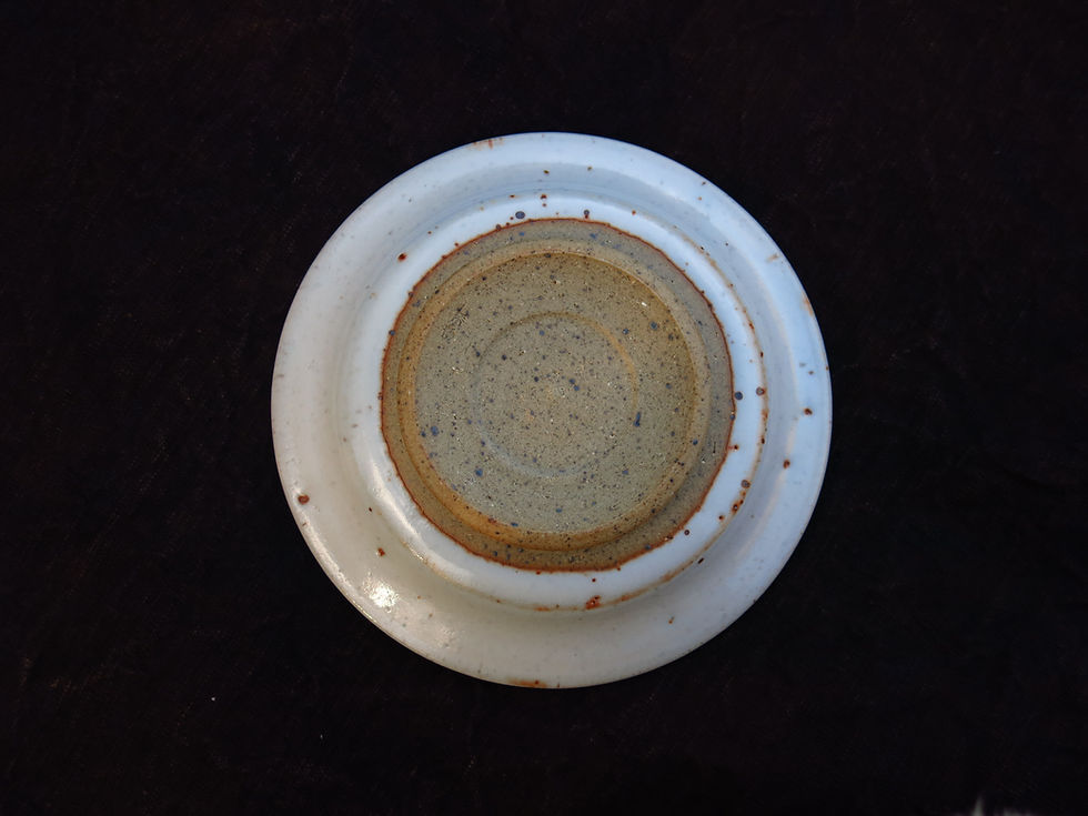 Thumbnail: Handmade White Shino Tea Tray