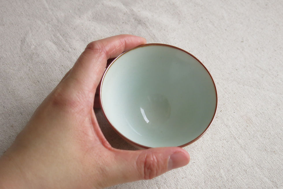 Thumbnail: Wood Fired Sunrise Teacup, 70ml